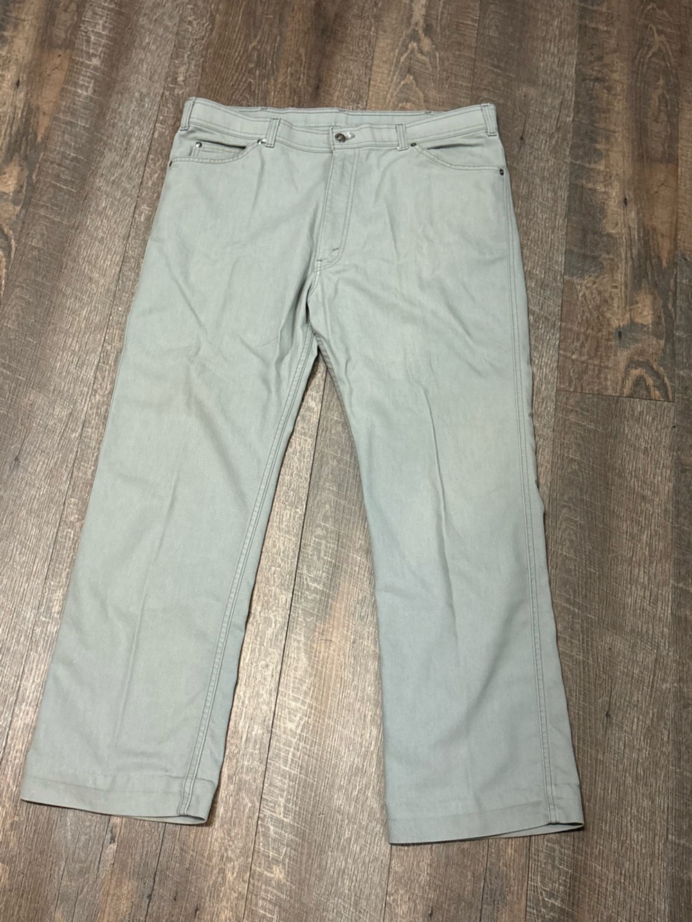 Levi's For Men Light Gray Interior Label with Blue Tag